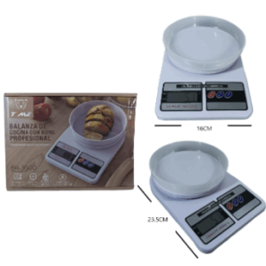 Balanza de cocina a pilas