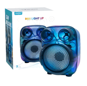 Parlante bluetooth rgb 3 pulgadas