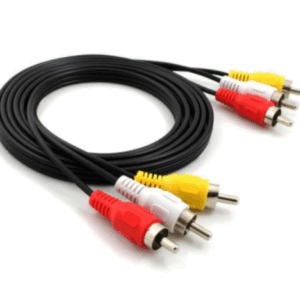 CABLE AUDIO 3 RCA A 3 RCA 2mts