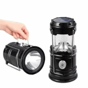 Farol Linterna Led Camping Recargable Solar Usb 3W