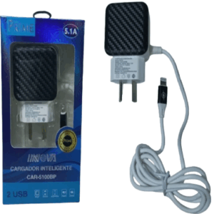 Cargador inteligente para Celular IPHONE 5.1 A (Carga Rápida)