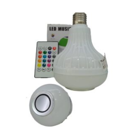 Lampara con parlante bluetooth
