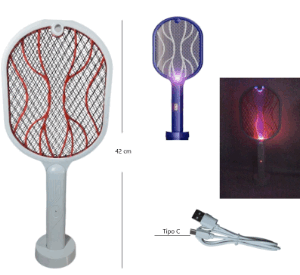 RAQUETA MATA MOSQUITO RECARGABLE