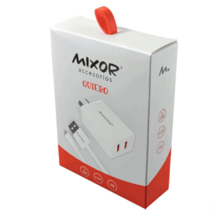 Cargador 4.8A Cabezal De Pared 2 Puertos USB + Cable De Carga V8