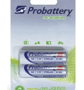 Pack x2 Pilas Recargables AA  2700 Mah