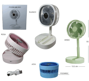 Ventilador recargable portátil