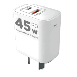 Cargador Turbo Rapido 45w 2 Salidas Usb / Usb C