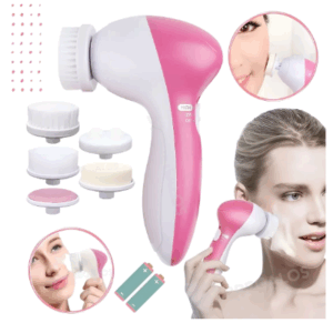 Cepillo Facial Con Masajes Limpiador Exfoliador 5 En 1